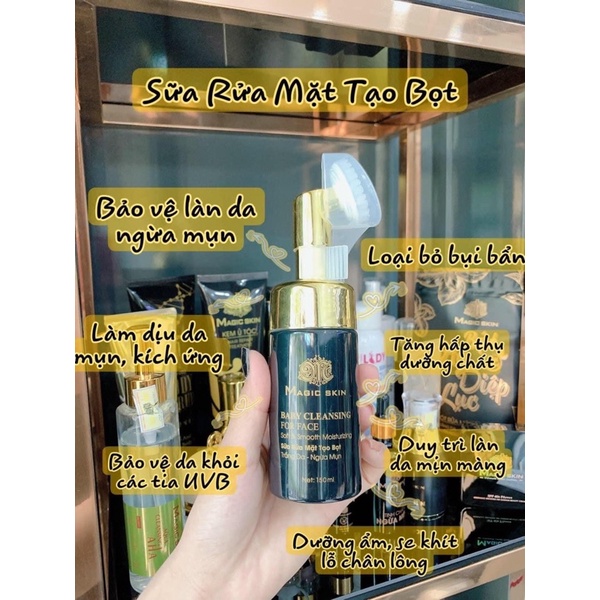 Sữa Rửa Mặt Bọt Biển Magic Skin