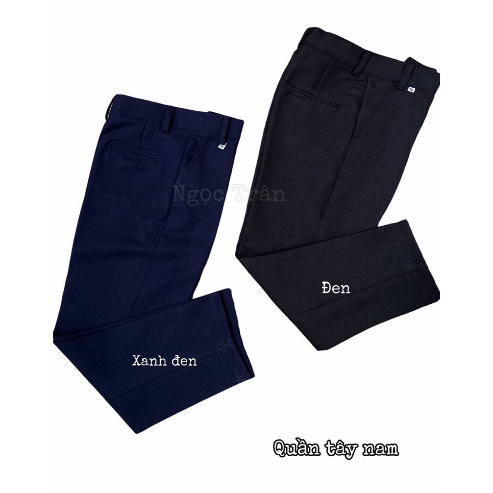 Quần Tây Nam Học Sinh Không Xếp Ly