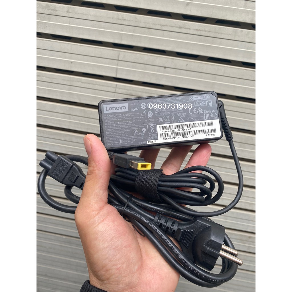 Sạc laptop lenovo 20V 3.25A 65w chính hãng lenovo