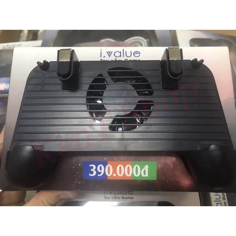 Tay cầm chơi game tản nhiệt và kèm sạc dự phòng cho điện thoại