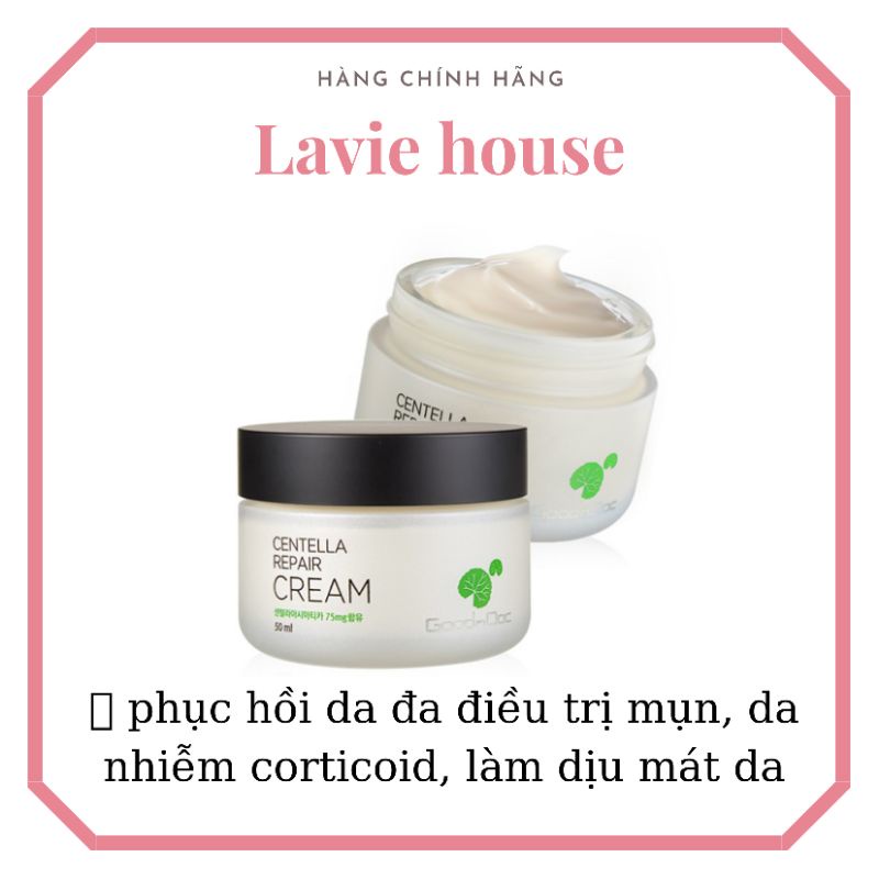 GOODNDOC rau má - kem dưỡng ẩm phục hồi da