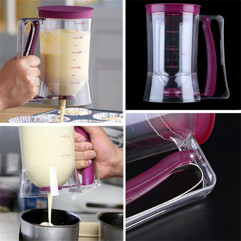 Dụng cụ trộn bột làm bánh cupcake 900ml