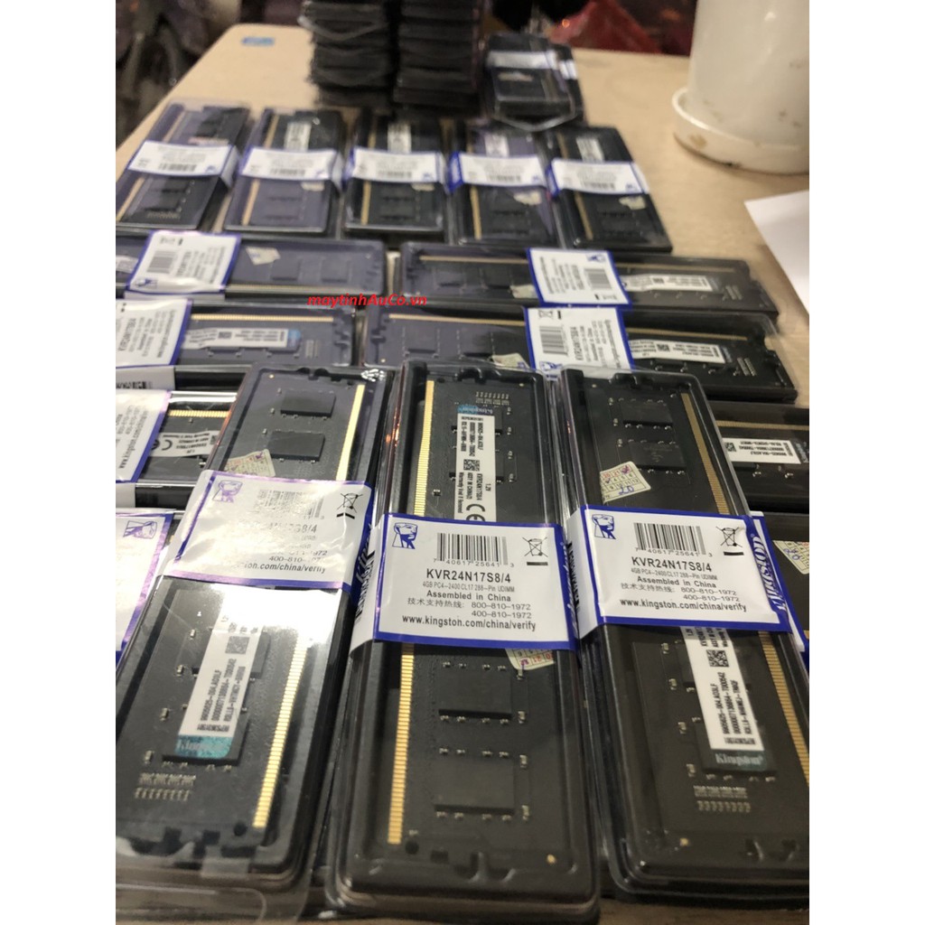 [Mã ELMS05 giảm 5% đơn 300k]Ram Kingston DDR4 4GB Bus 2400MHz mới 100%-Bảo Hành 03 năm | BigBuy360 - bigbuy360.vn