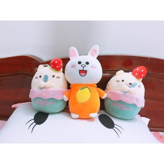 gấu bông thỏ cam