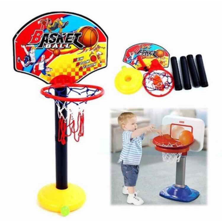 Đồ chơi trẻ em bộ bóng rổ cho bé vận động phát triển chiều cao 2 3 4 5 6 7 8 tuổi