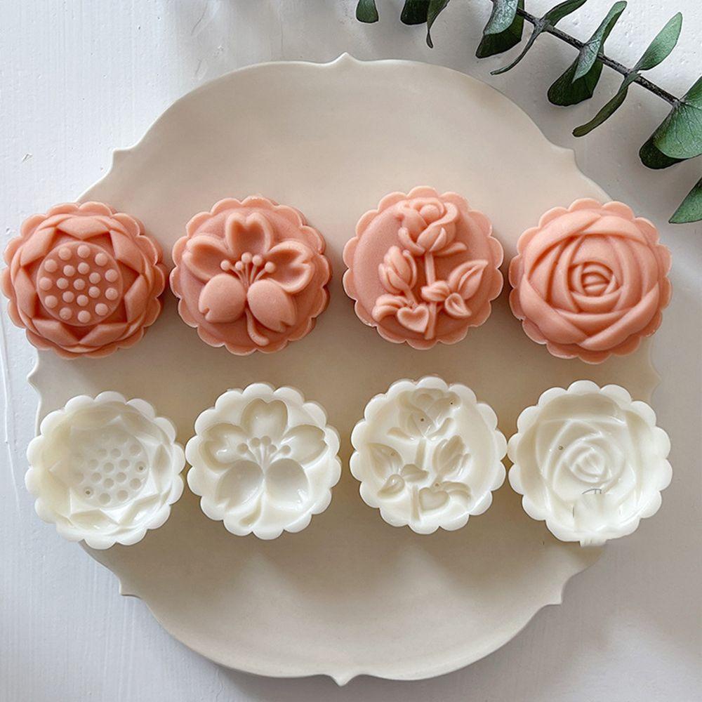 Khuôn Làm Bánh Trung Thu Hình Mèo May Mắn 3D Trang Trí Năm Mới