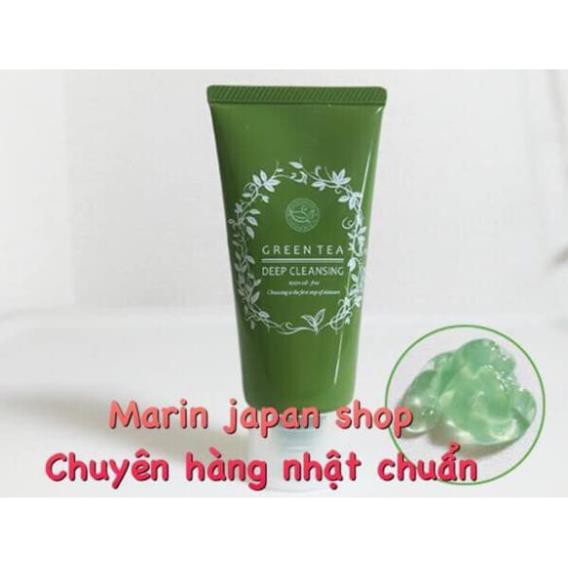 (MiNi) Gel tẩy trang trà xanh Green Tea Deep Cleansing của Santa Marche Nhật Bản Chính Hãng Đủ Bill