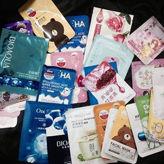 Set 10 miếng mặt nạ cao cấp siêu mỏng nội địa Trung