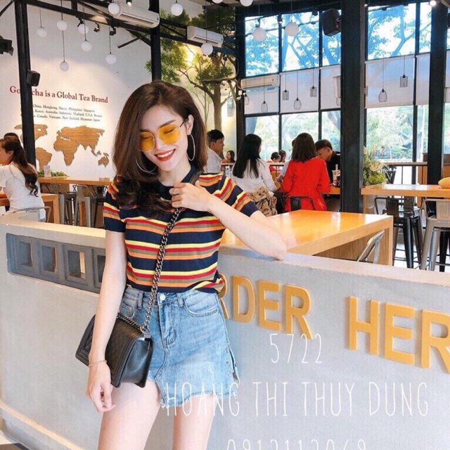 Áo phông kẻ sọc ngang TCCT