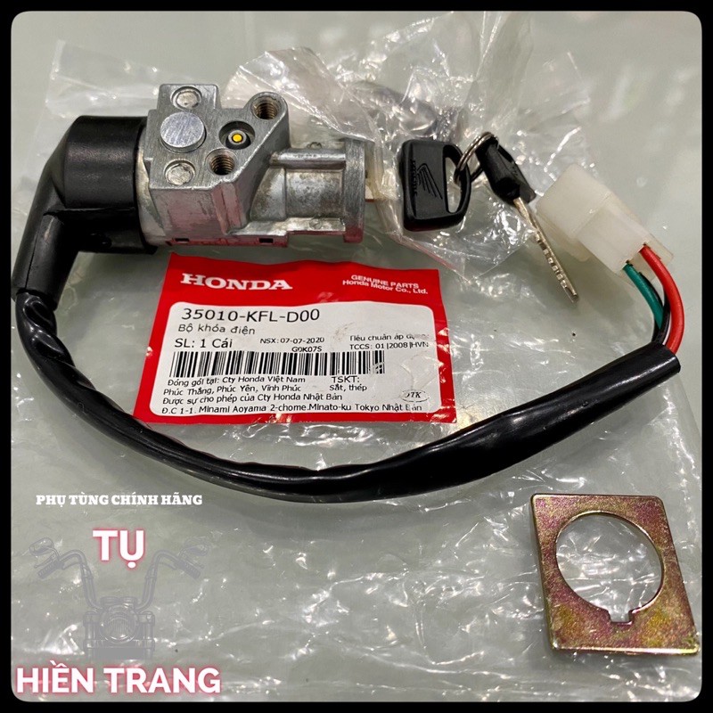 BỘ KHOÁ ĐIỆN VÀ KHOÁ YÊN ZIN WAVE ĐỜI ĐẦU 2001-2005 CHÍNH HÃNG HONDA