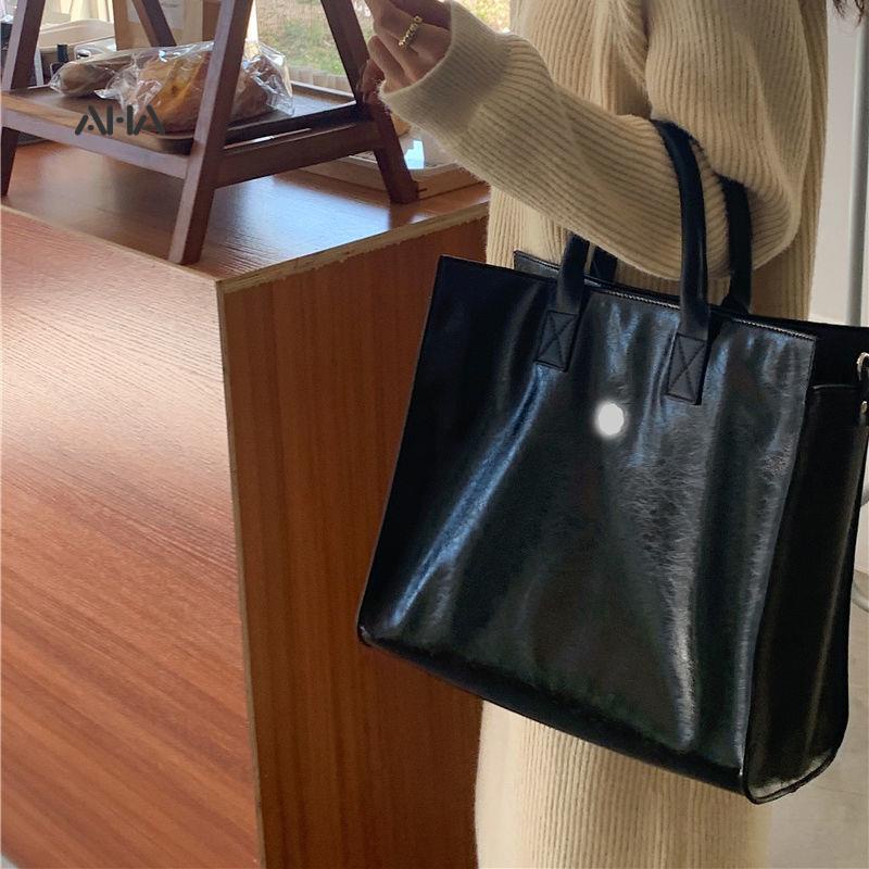 Túi xách AHA official chất liệu da mềm cỡ lớn thiết kế mới cao cấp thời trang cho nữ