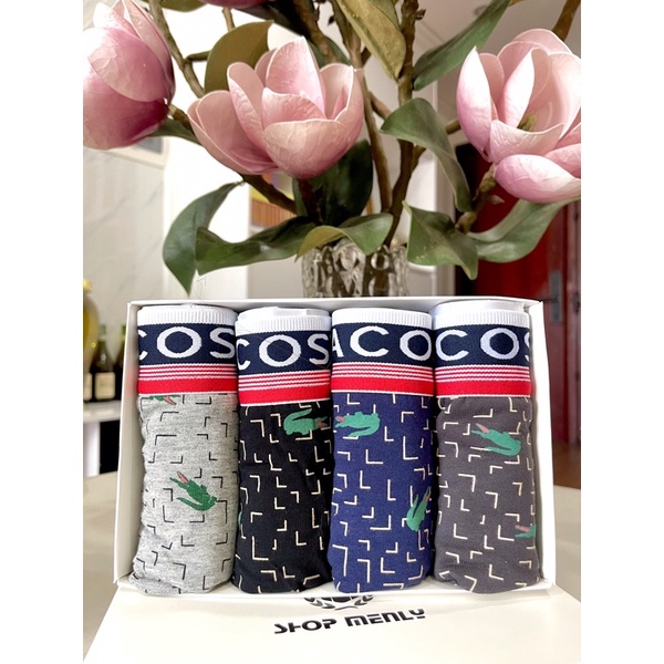 Quần sịp nam La_cos_te, quần lót đùi nam cao cấp đủ size M L XL 2XL