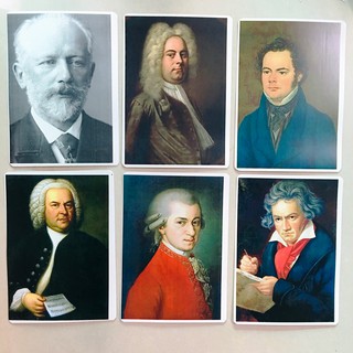 Flashcard 10 nhà soạn nhạc cổ điển nổi tiếng nhất hành tinh 15x21cm TGXQ thẻ học thông minh