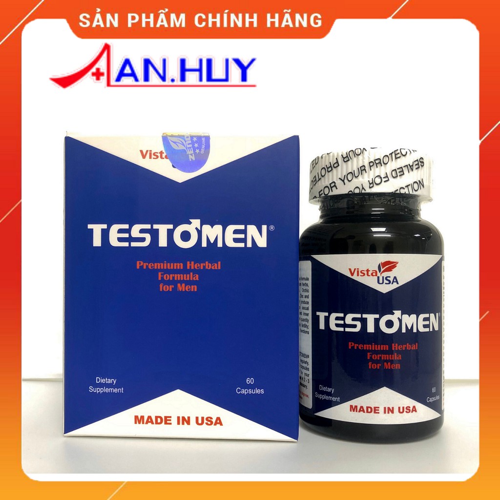 [CHÍNH HÃNG] Testomen - Bổ thận tráng dương, tăng cường sinh lý nam, chính hãng của Mỹ