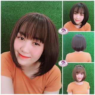 Tóc giả nguyên đầu cup vic ngắn VN3192