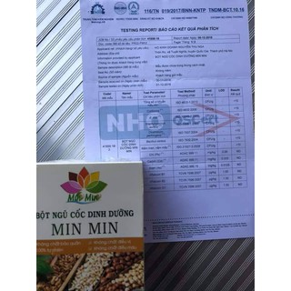 Ngũ cốc lợi sữa Min Min (Combo 2 hộp)