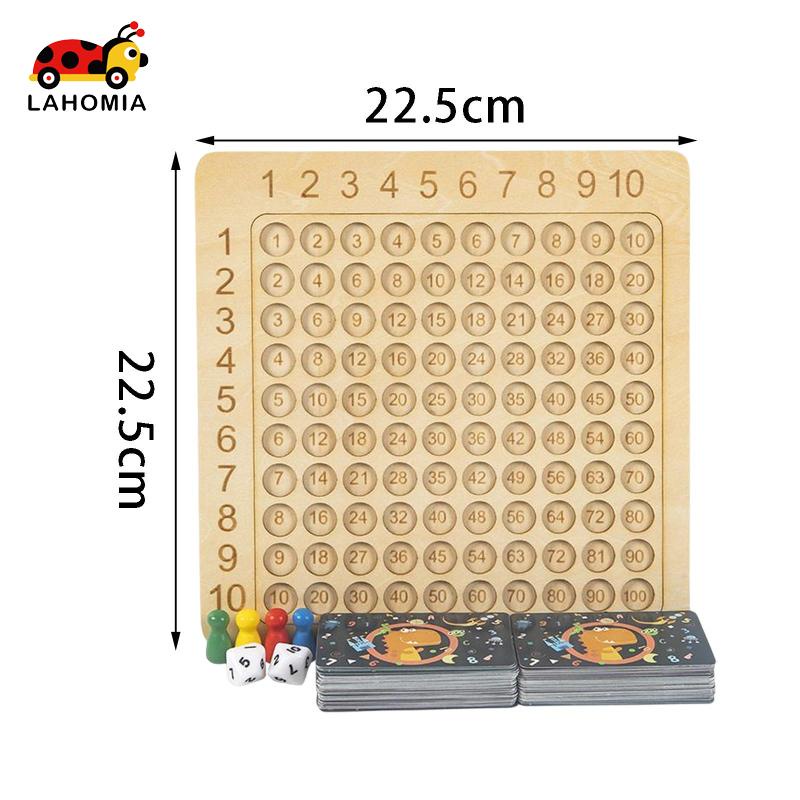 LAHOMIA Bảng gỗ học toán giáo dục theo phương pháp Montessori cho các bé mẫu giáo