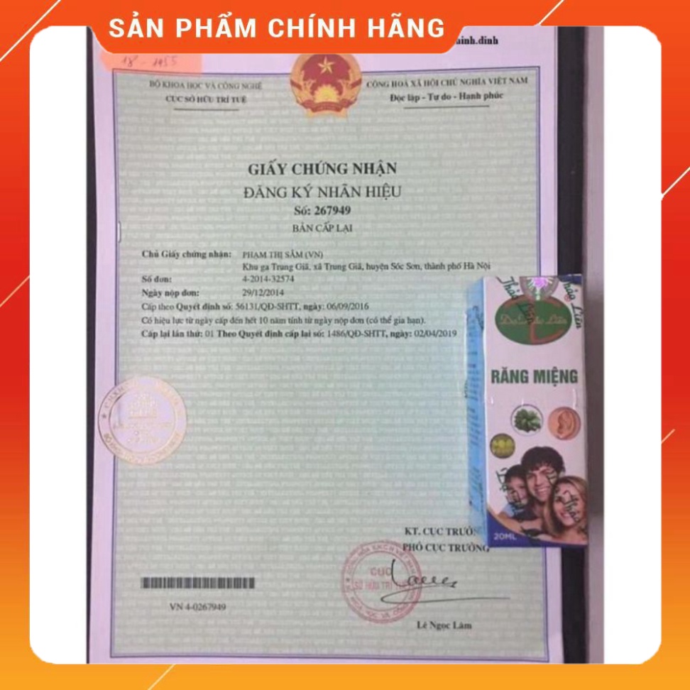 Tinh Dầu Răng Miệng Dạ Thảo Liên