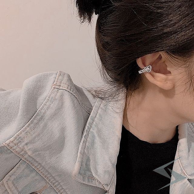 Bông Tai Kẹp Nịch Tim - TS1423