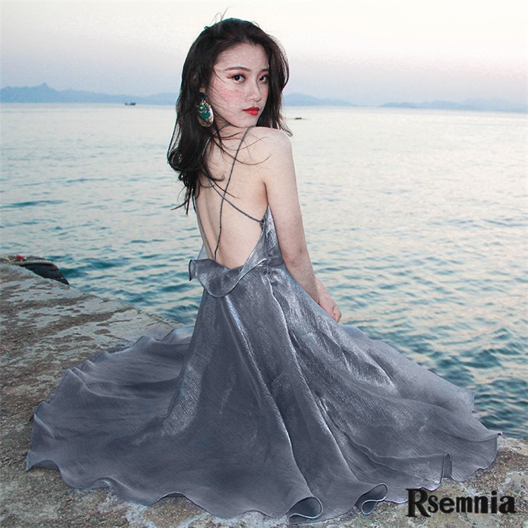 Đầm dáng xòe mini hai dây Emilyshop