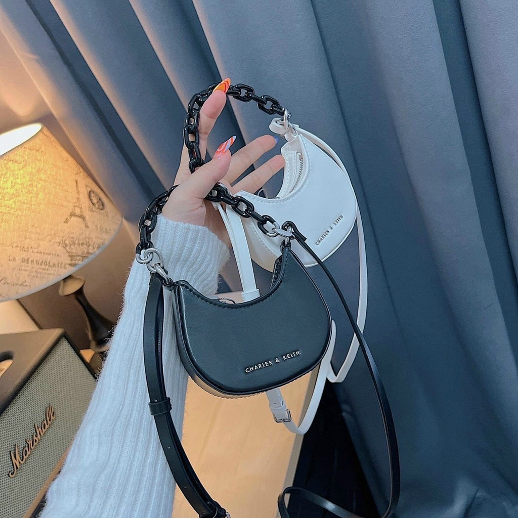 Túi CNK Dáng Bầu Dây Xích Hot Trend FullBox Mini Size