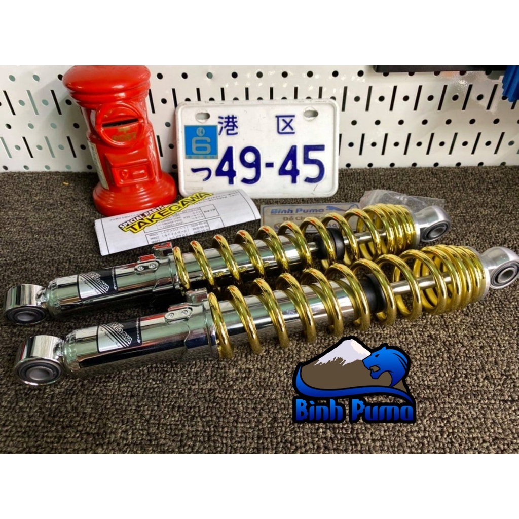 Phuộc TAKEGAWA Size 330 Màu Vàng Xi Gold