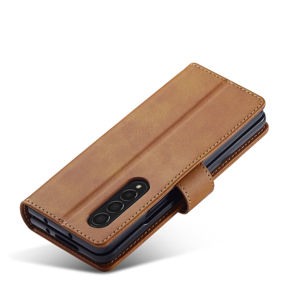 Ốp Lưng Điện Thoại Dạng Ví Da Lật Dành Cho Samsung Galaxy Z Fold 4 Galaxy Z Fold 4 Fold3 Coque