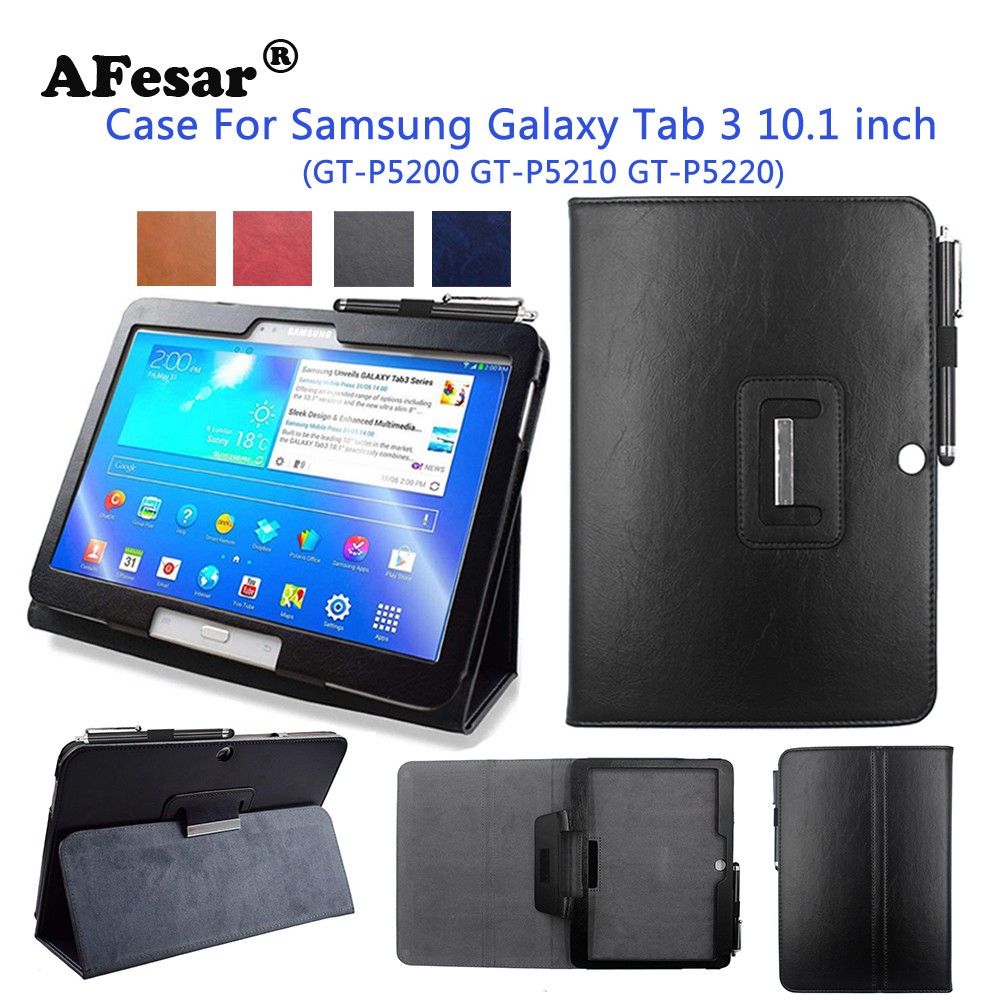 Samsung Galaxy Tab 3 10.1 inch GT-P5200 P5210 P5220 tablet Smart Stand cover case with auto sleep/wake