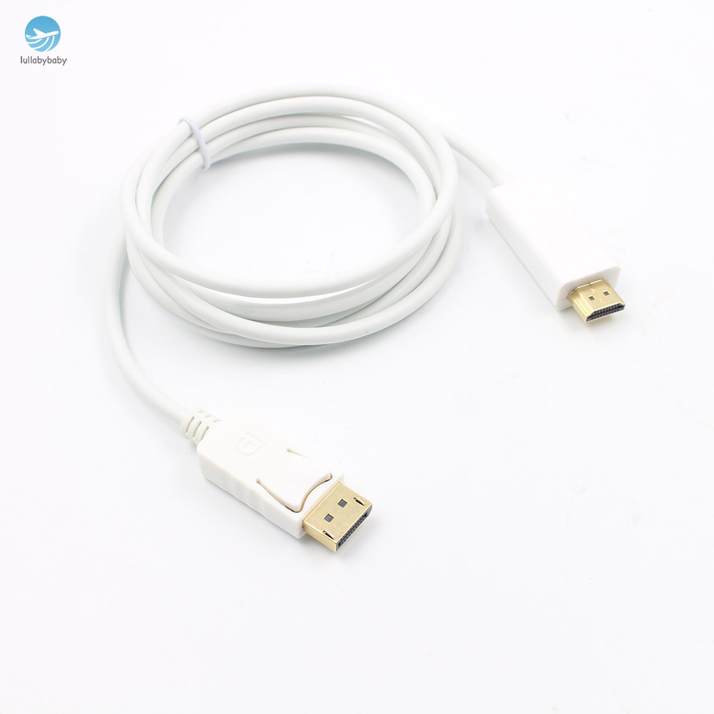 6ft Displayport Display Port DP to HDMI Adapter Converter Cable for PC Laptop HD Projector | BigBuy360 - bigbuy360.vn