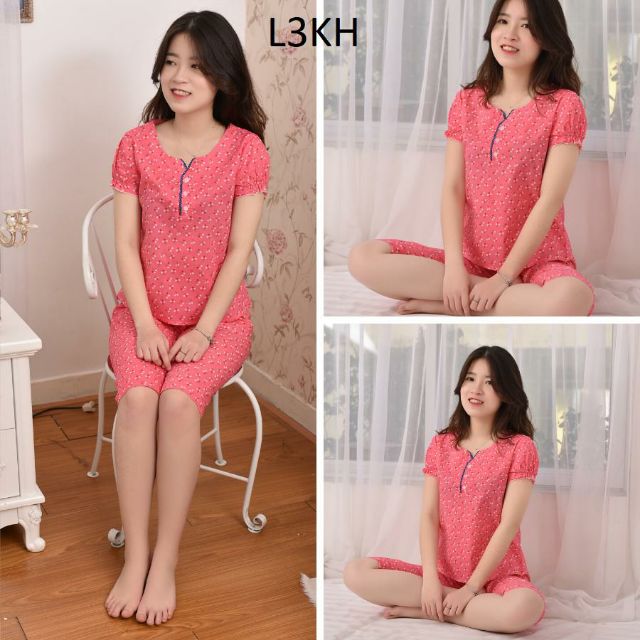 😘Bộ lửng mặc nhà kate hàn cao cấp. Đủ size | BigBuy360 - bigbuy360.vn