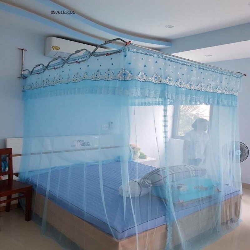 💝 Khung Màn Xếp Gọn Inox Thông Minh Chống Muỗi - Hàng Cao Cấp