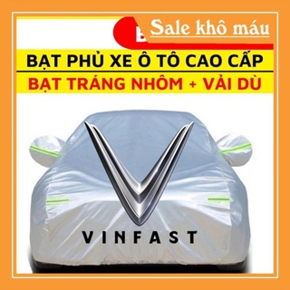 Bạt phủ ô tô vinfast fadil, lux a, lux sa, bạt phủ xe ô tô tráng nhôm, vải dù