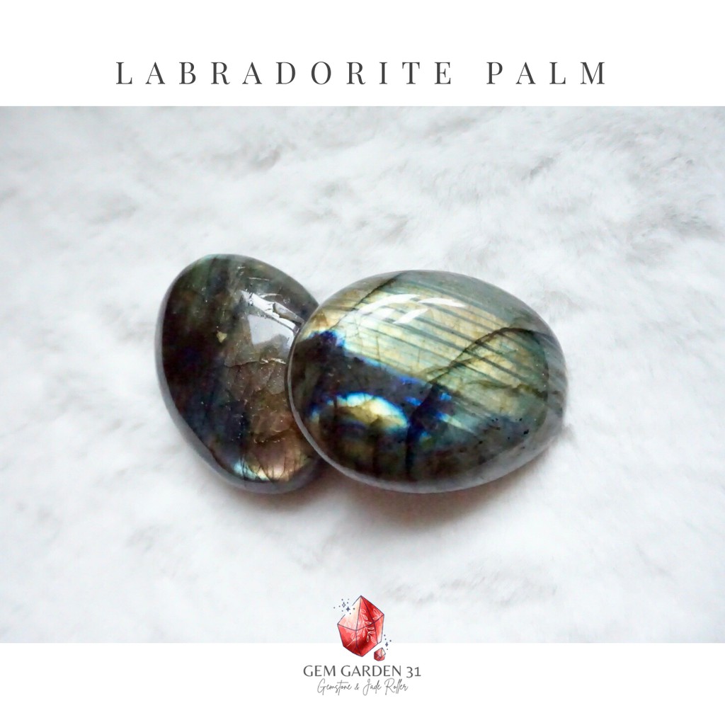 Đá Thanh Tẩy - Đá xà cừ -  Labradorite Palm