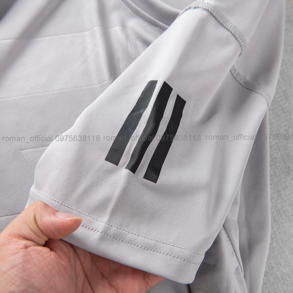 Áo thun thể thao nam vải thun lạnh tay ngắn co giãn mặc nhà AT02