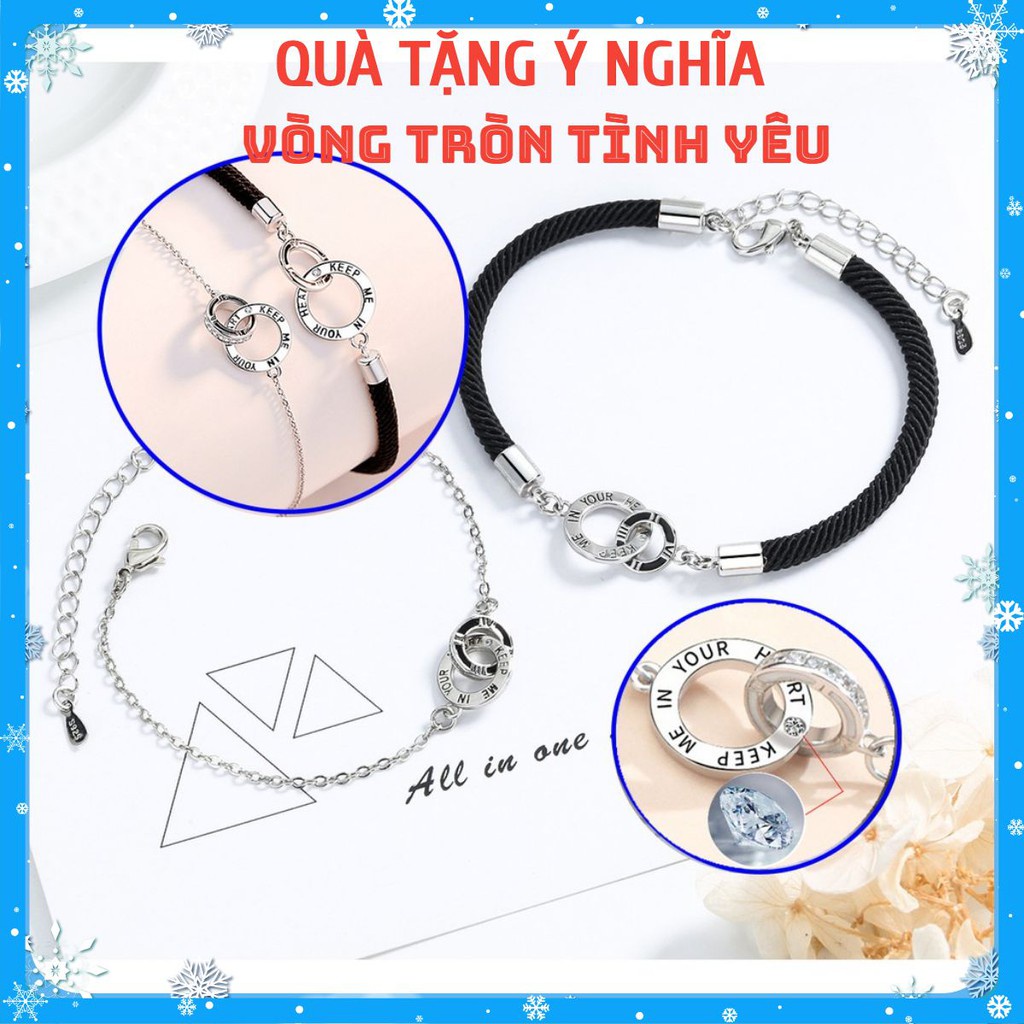 Vòng Tay Nam 💖 Vòng Tay Nữ 💖 Vòng Tay Đôi Tình Nhân Sang Trọng, Ý Nghĩa, Vòng Tay Cặp Love You