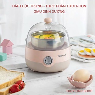 MÁY HẤP TRỨNG MINI BEAR - LUỘC TRỨNG 5 QUẢ - CHÍNH HÃNG - BẢO HÀNH 1 NĂM - CÓ HDSD CỤ THỂ