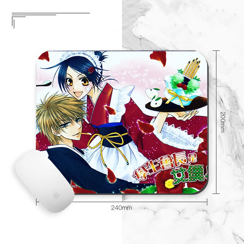 Miếng lót chuột IN HÌNH Kaichou wa Maid-sama! Khi sếp là hầu bàn anime chibi tiện lợi xinh xắn