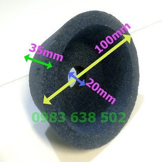 Đá mài chén-bát mài đường kính 100mm trục 20mm