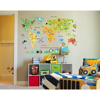 Decal Dán Tường Bé Yêu Thế Giới