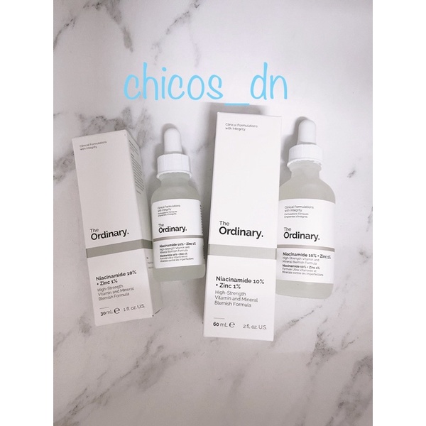 Serum Niacinamide 10% + Zinc 1% của The Ordinary 30ml / 60ml
