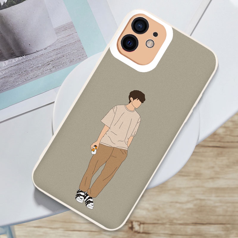 Ốp lưng Anime cool Boy cho iPhone 11 Pro Max ốp iphone chàng trai vuông cạnh bảo vệ camera đủ mã 6 đến 13promax