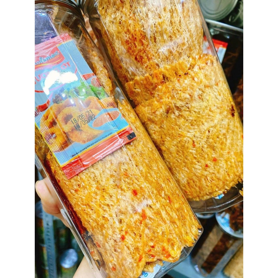 Mực cán tẩm gia vị 300g cay vừa thơm ngon, ăn vặt Hà Nội đặc sản ba miền ngon rẻ | WebRaoVat - webraovat.net.vn