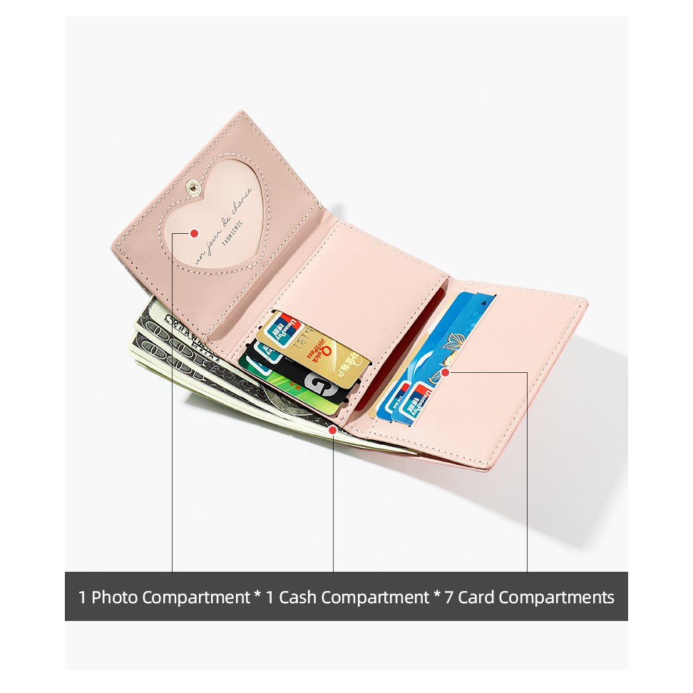 [Mã FAMAYWA2 giảm 10K đơn 50K] VÍ NỮ VÍ NGẮN MINI CẦM TAY NHỎ GỌN XINH XẮN PHONG CÁCH THỜI TRANG HÀN QUỐC TZ14919 | BigBuy360 - bigbuy360.vn