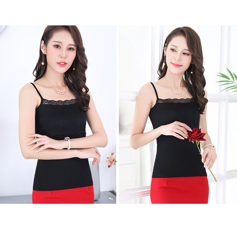 Áo Lót dây mặc vest Titishop AOL152 đen