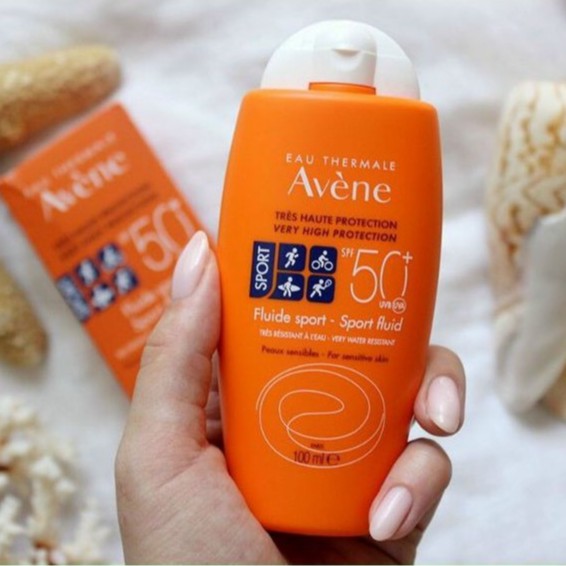 Kem chống nắng  AVÈNE Sort Fluid SPF50+, Kem chống nắng an toàn hiệu quả