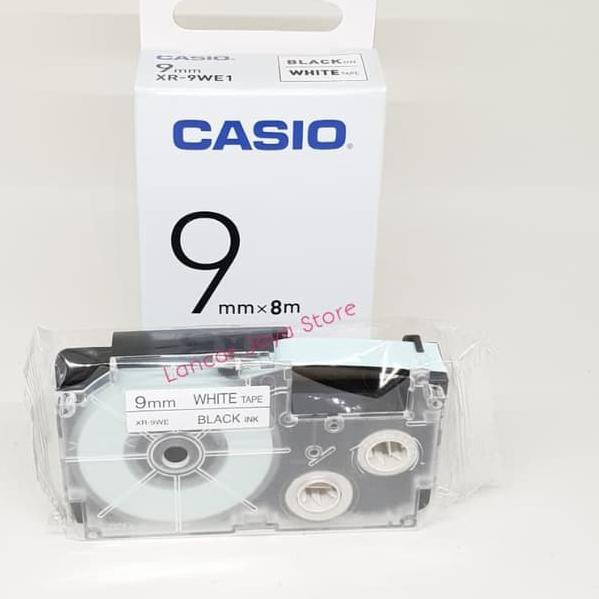 Dây Đeo Mực Đen Thời Trang Cho Casio Xr-9We1 / Casio Ez-Label 9mm