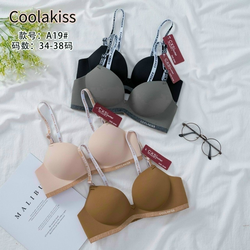 Áo lót nữ su đúc C.X.G cao cấp, không gọng, nâng đẩy đẹp - Áo chíp A19