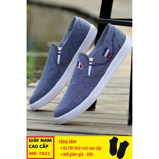 Giày Nam Hàng Hiệu 💝FREESHIP💝 Giày Slip on Thời Trang Lịch Lãm