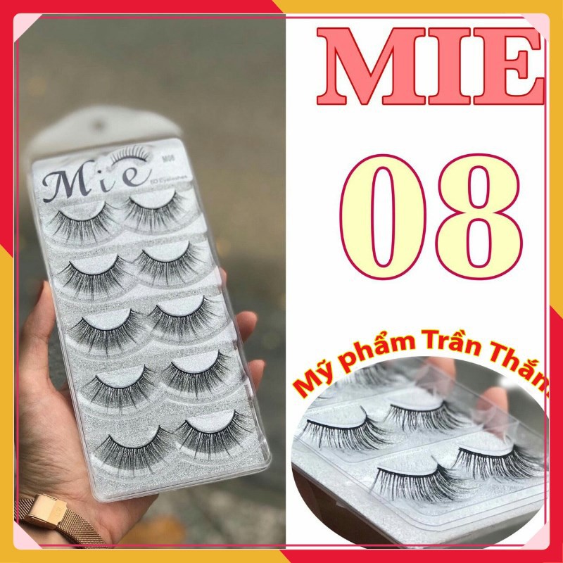 Mi Giả Mie 5 Cặp Mã 08 Siêu Tự Nhiên Dành Cho Cô Dâu ⭐ CÓ VIDEO HÀNG THẬT DO SHOP TỰ QUAY ⭐