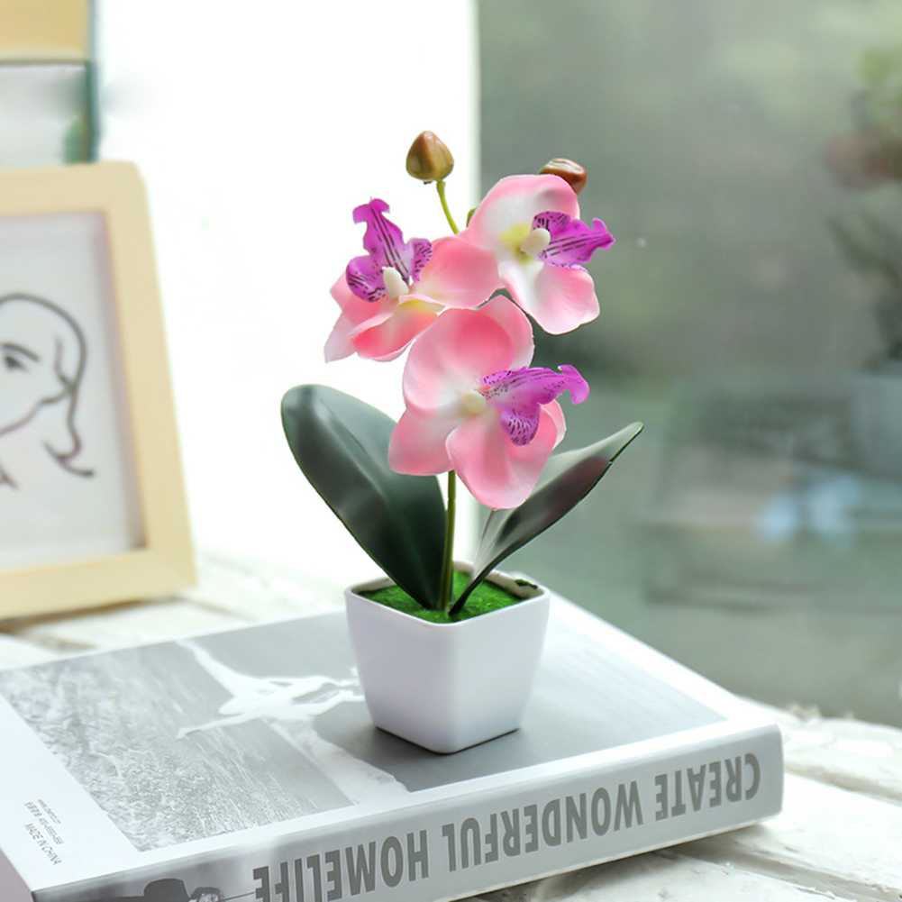 Chậu hoa giả bằng nhựa trang trí sân vườn/trong nhà/tiệc